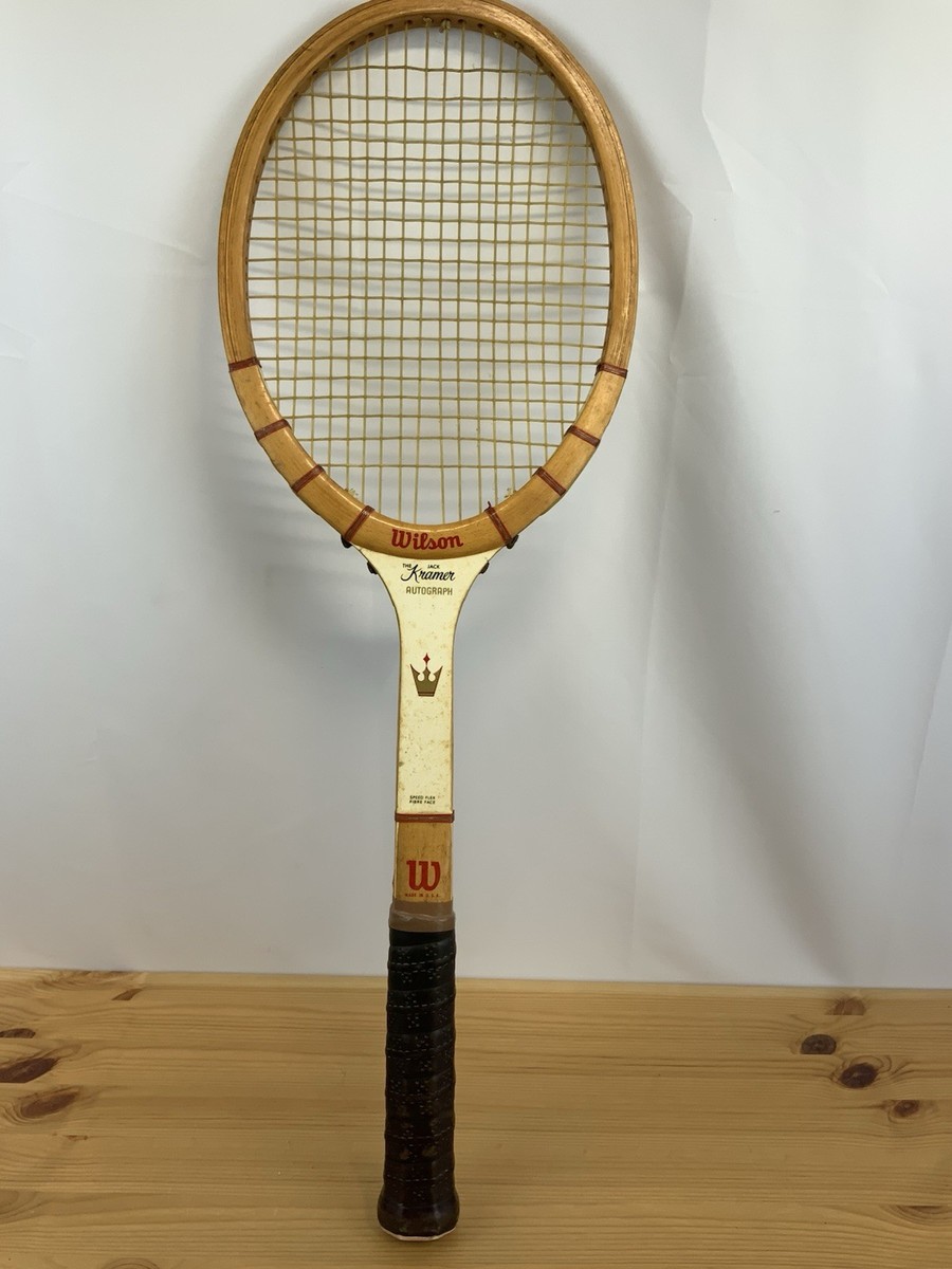 Vintage 1960s Wilson Jack Kramer Autograph Tennis Racket Speed