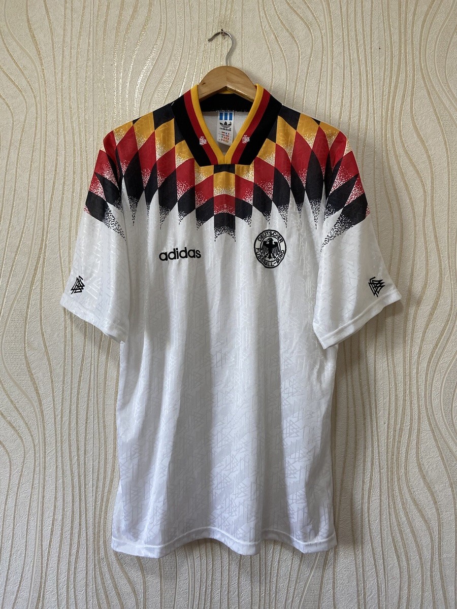 GERMANY 1994 1996 HOME FOOTBALL SHIRT SOCCER JERSEY ADIDAS sz L