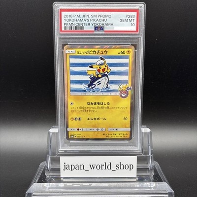 PSA 10 Yokohama's Pikachu 283/SM-P Pokemon Center Promo Pokemon