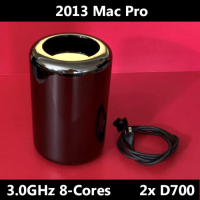 2013 Mac Pro | 3.0GHz 8-Cores | Dual D700 | 128GB RAM | 1TB Apple