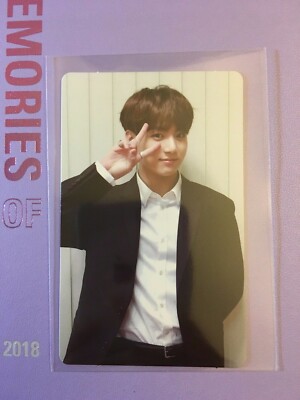 BTS Memories Of 2018 DVD Official [Photocard Only Jungkook