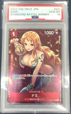 PSA 10 One Piece Card Game Nami Standard Battle Winner Promo