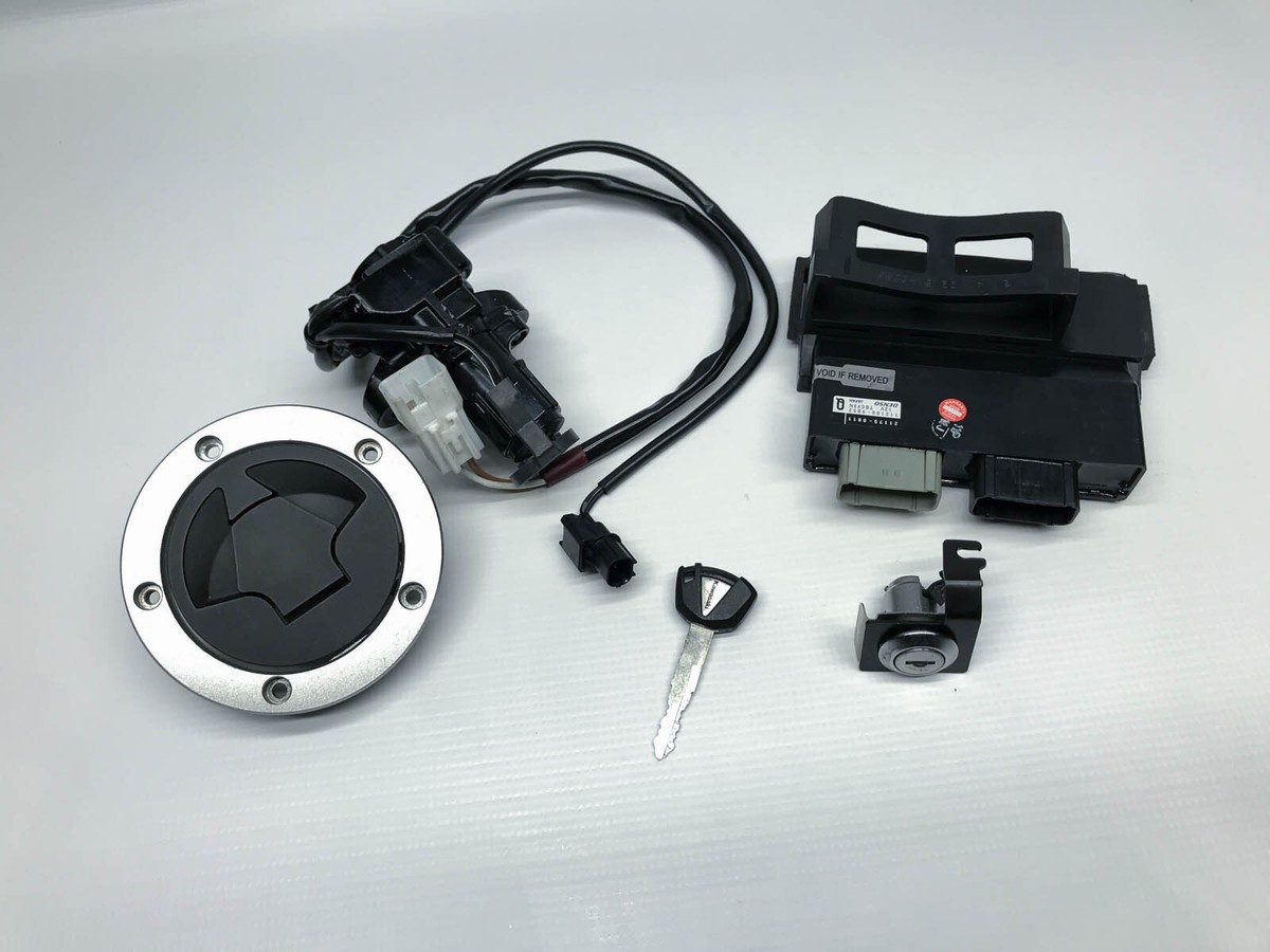 Kawasaki Ninja ZX6R ZX-6R (1) 13' Key kit locks keys CDI ECU Unit