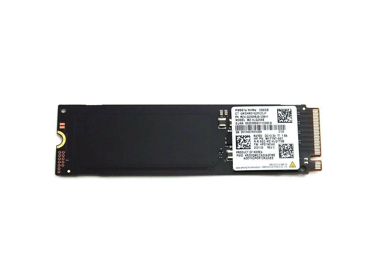 ✔️ Samsung PM991a 256GB NVMe PCIe M2 2280 SSD MZ-VLQ256B HP