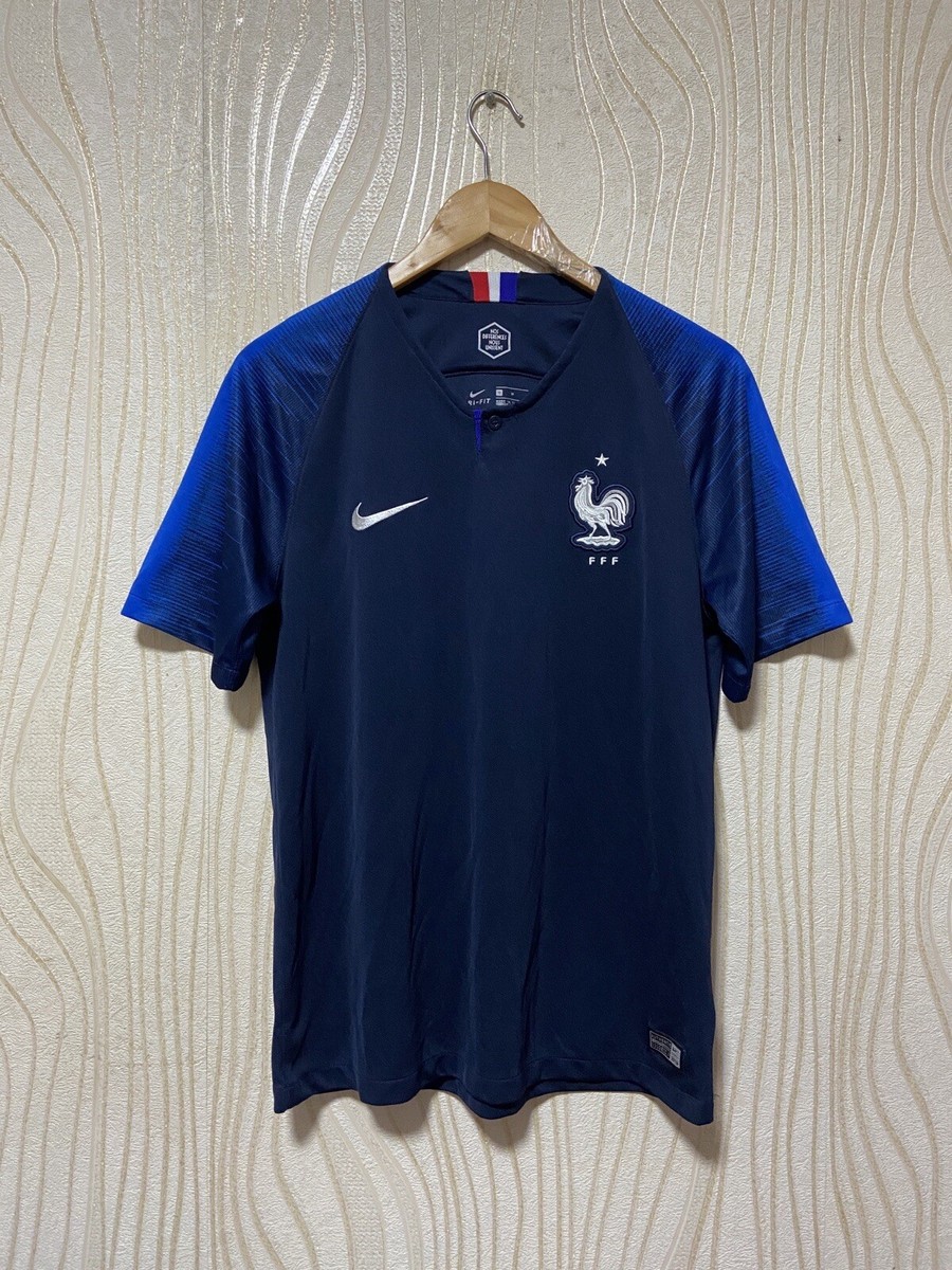 FRANCE 2018 2019 HOME FOOTBALL SHIRT SOCCER JERSEY NIKE 893872-451
