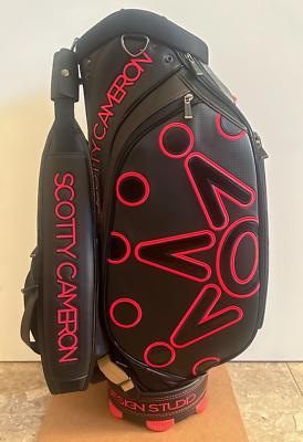 Scotty Cameron 2016 Circle T For Tour Use Only Staff Cart Bag Red