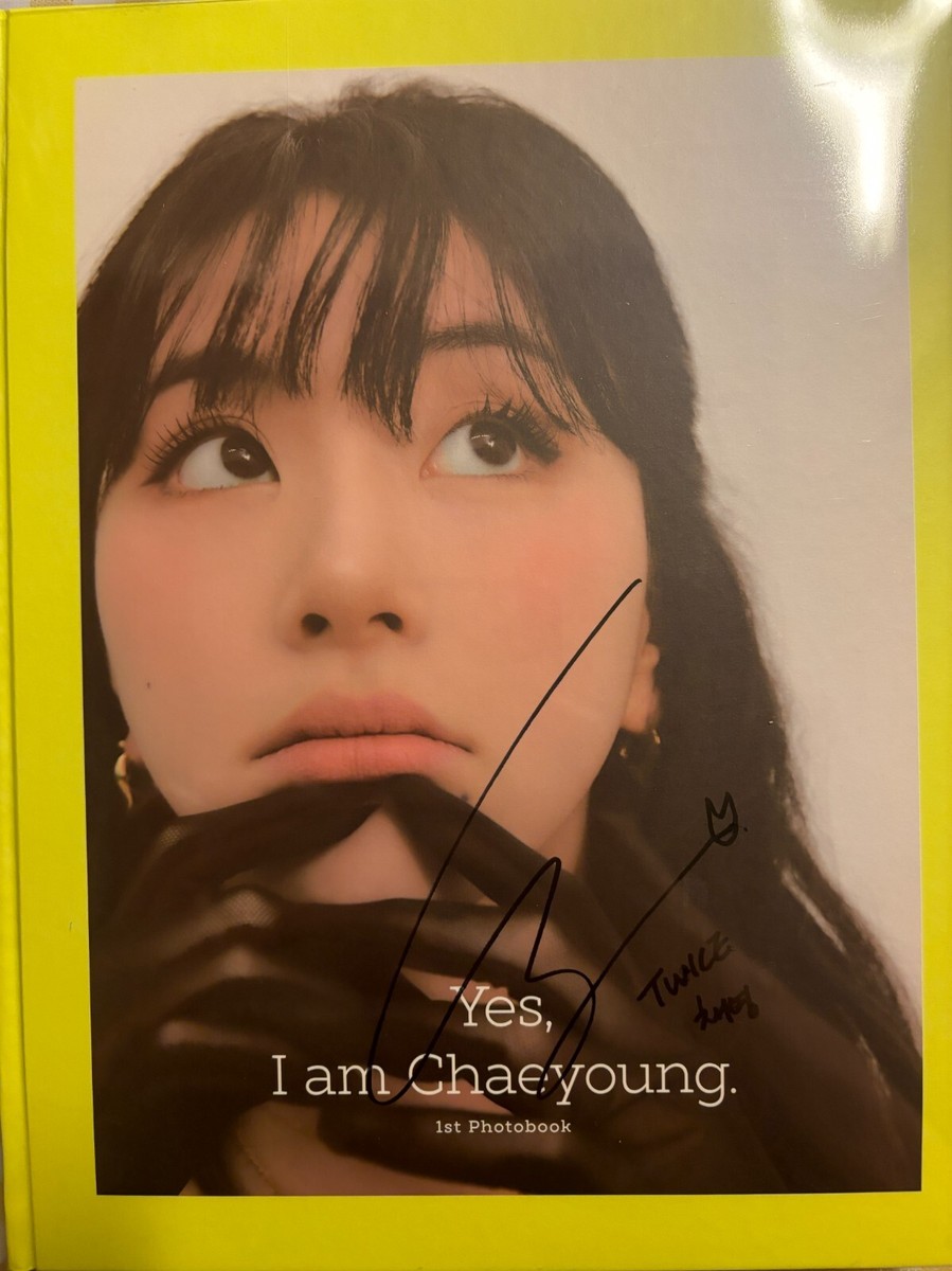 TWICE CHAEYOUNG [YES, I AM CHAEYOUNG] Autographed Signed PhotoBook