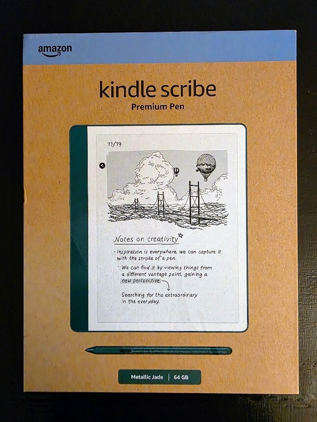 Amazon Kindle Scribe 64GB [2nd Generation] [With Premium Pen