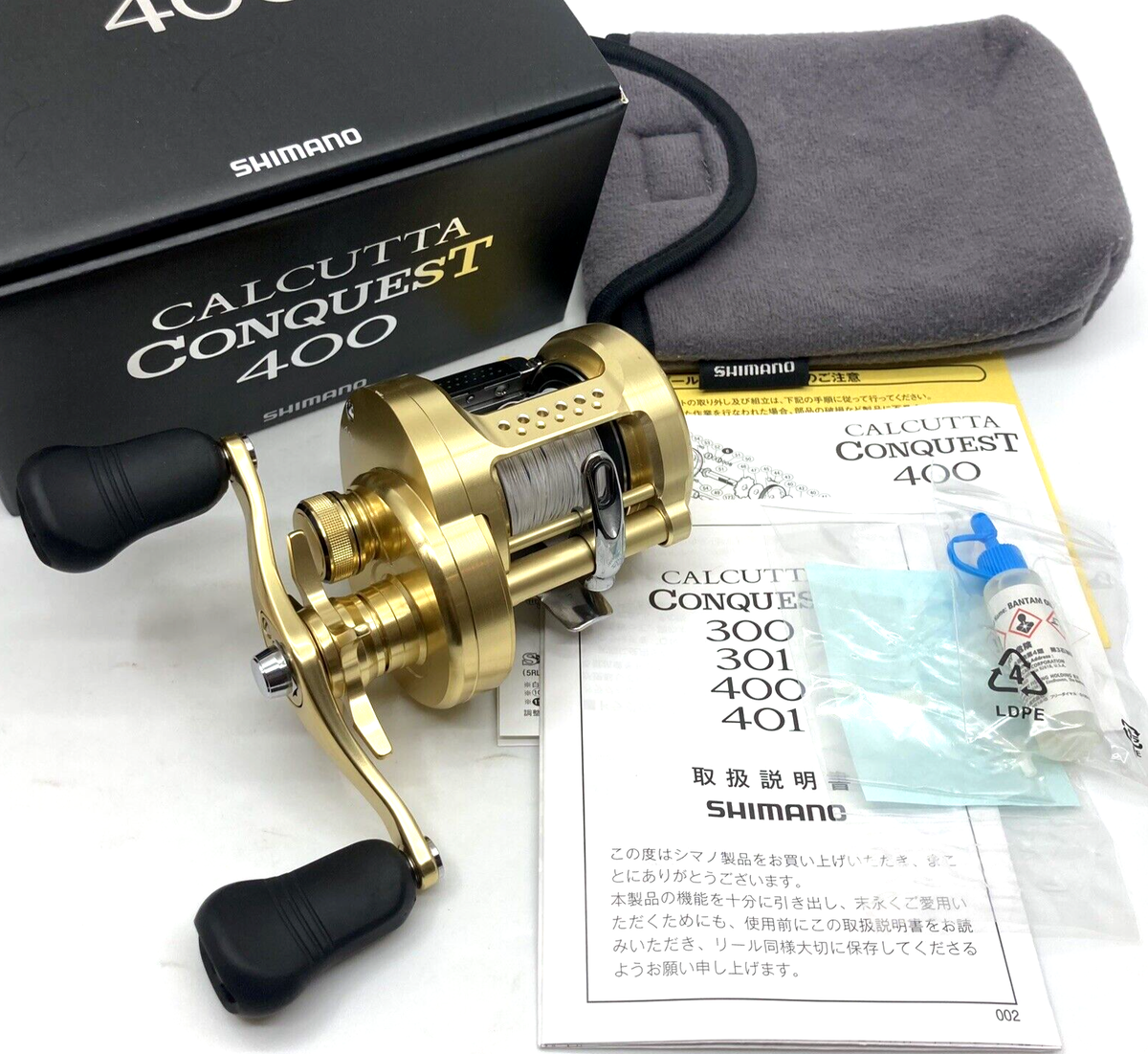 Shimano 18 CALCUTTA CONQUEST 400 Right Bait Casting In Box JAPAN