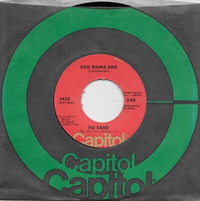 THE BAND Rag Mama Rag / Don't Do It 45 from 1972 | eBay