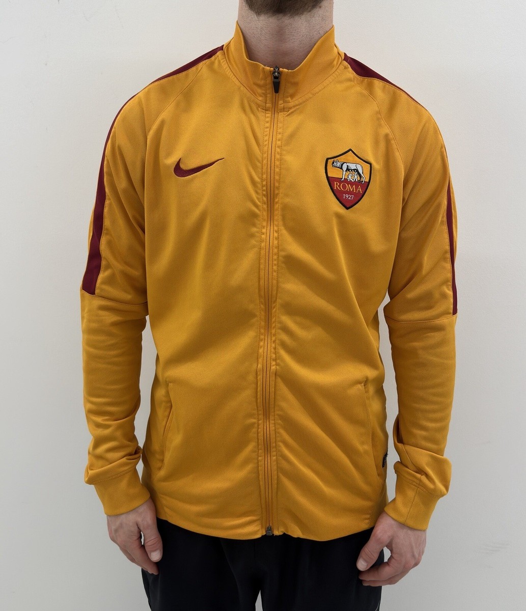 AS ROMA TRAINING TRACK JACKET MENS SOCCER FOOTBALL NIKE CALCIO | eBay