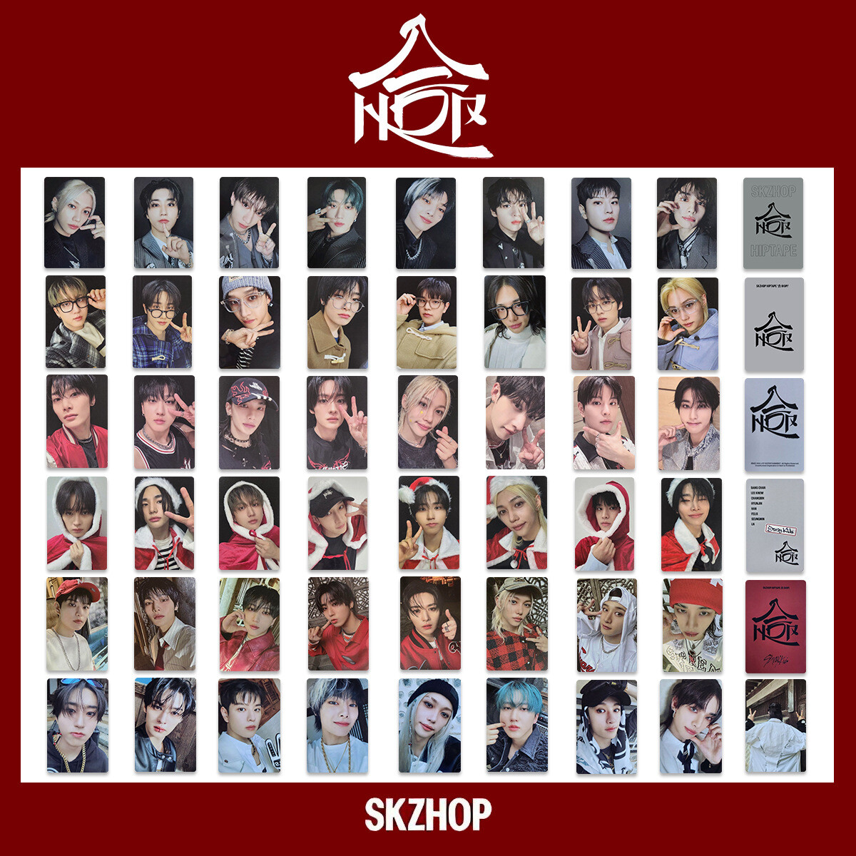 8pcs/set Kpop STRAY KIDS 合HOP SKZHOP Photocard . Photo Cards | eBay