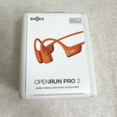 Shokz OpenRun Pro 2 Bone Conduction Orange Earphones Wireless