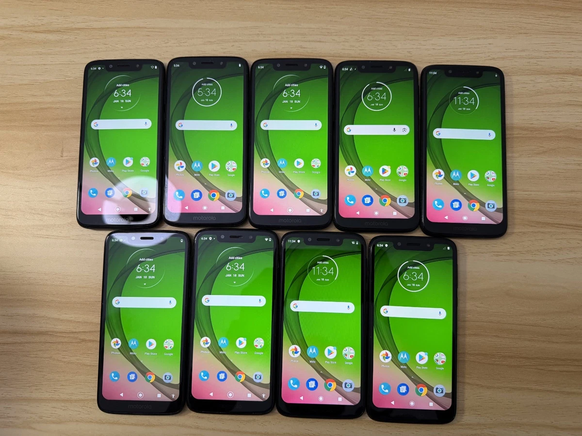 Motorola Moto G7 ブラック 6.2インチ 2台まとめ売り Motorola Moto G7