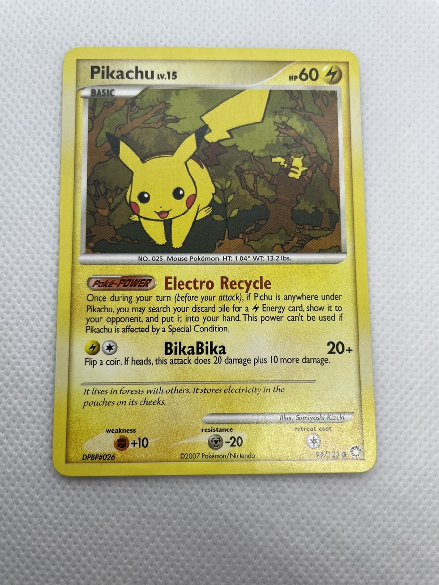 Pikachu 94/123 Diamond & Pearl Mysterious Treasure Non Holo