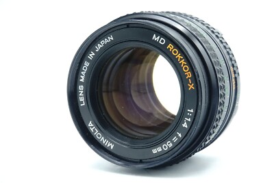 Minolta MD Rokkor-X 50mm f/1.4 Lens | eBay