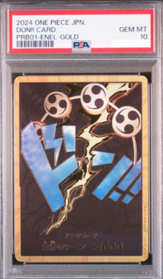 PSA 10 DON !! Card Enel Gold Japanese ONE PIECE Card THE BEST