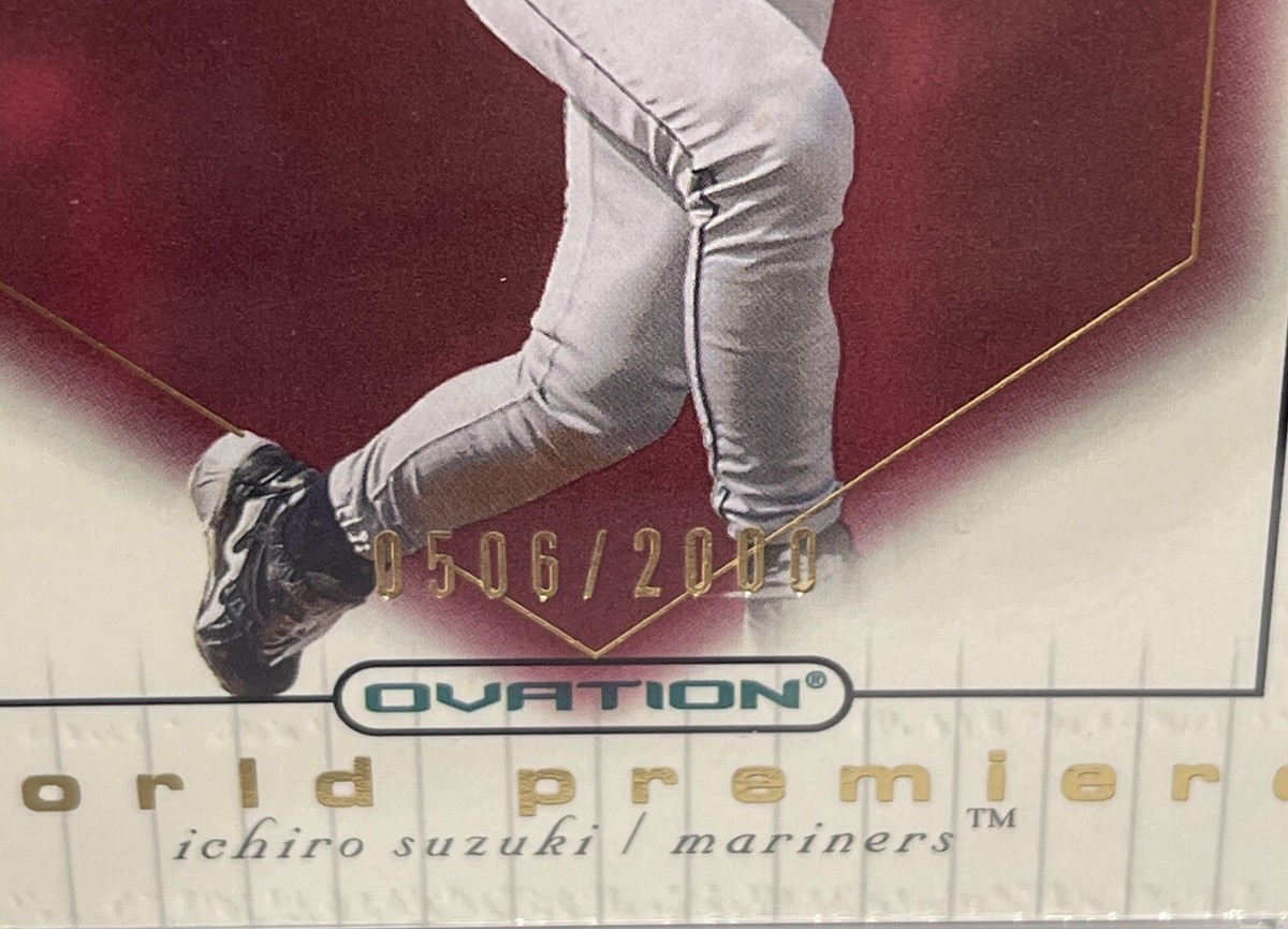 2001 Upper Deck Ovation Ichiro Suzuki SP RC 0506/2000 #76 Mariners