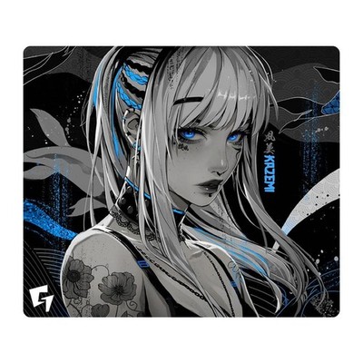GLSSWRKS Kazemi Mousepad Premium Glass Limited Edition Blue Gaming