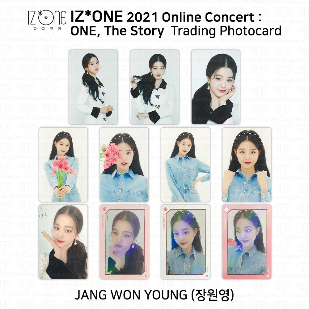 IZ*ONE 2021 One The Story Online Concert Trading card Photocard