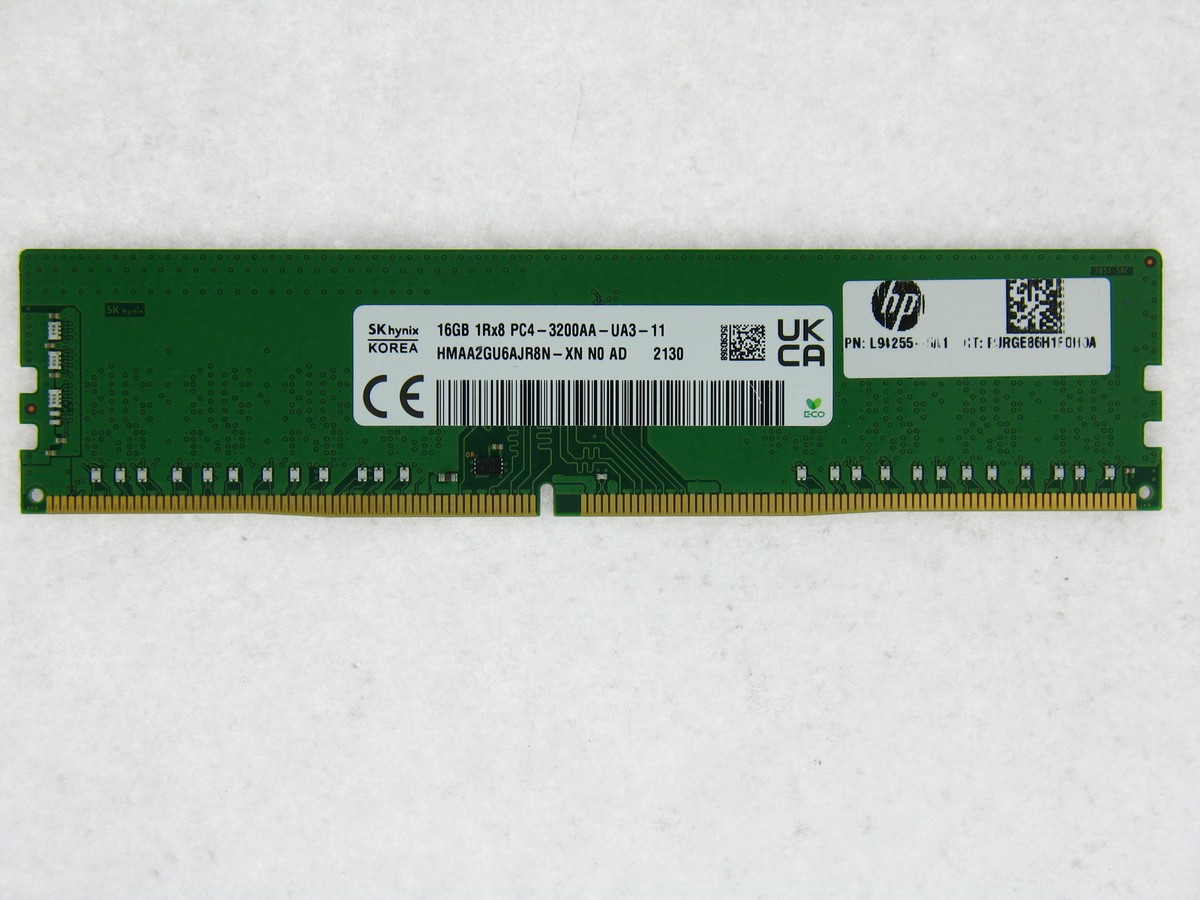 Hynix 16GB DDR4 3200 MHz PC4-25600 1Rx8 DIMM Desktop Memory RAM