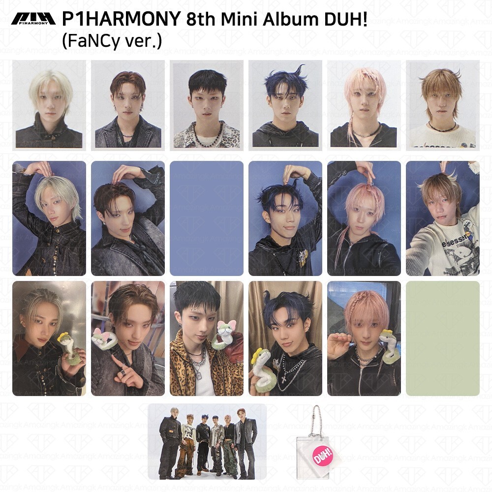 P1Harmony The 8th Mini Album DUH! FaNCy ver. Official Photocard