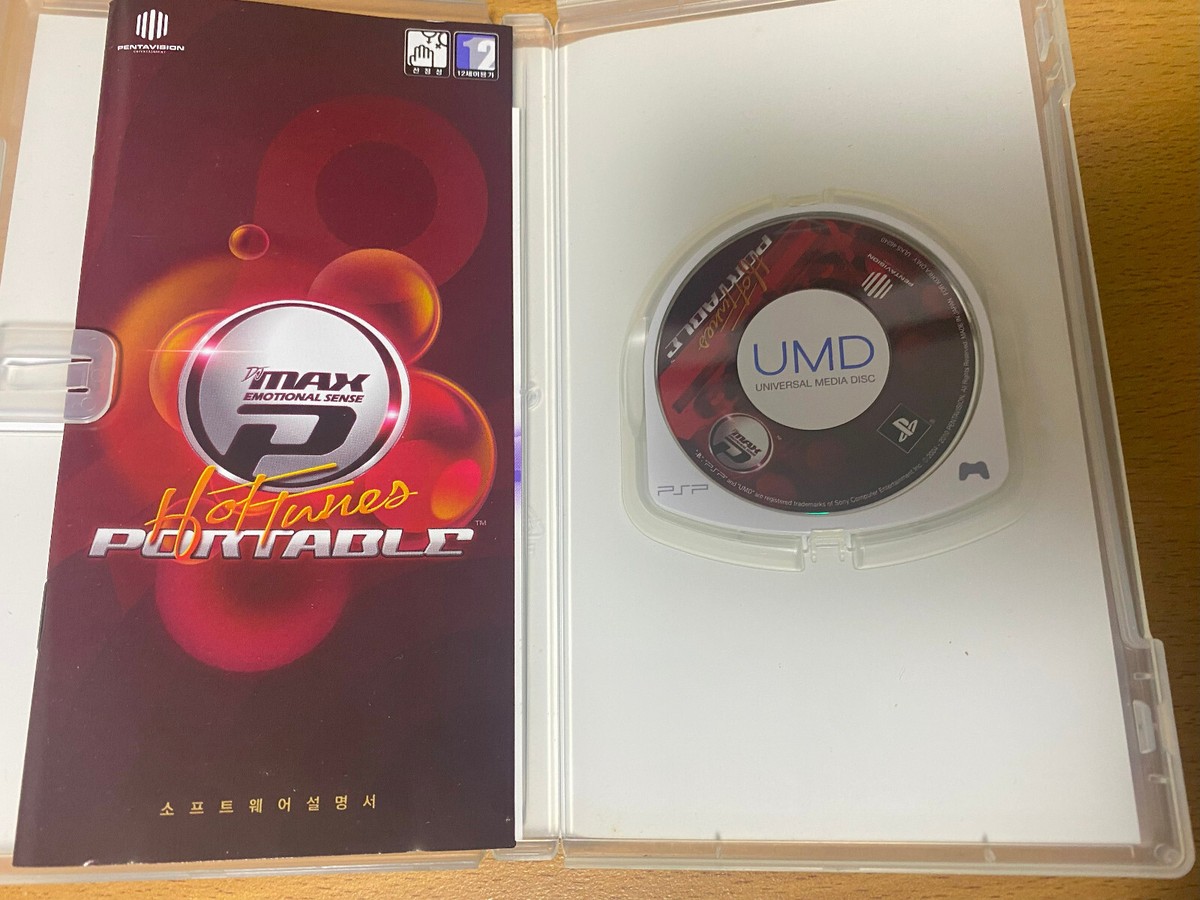 DJ Max Portable Hot Tunes Korean version English Japanese PSP RARE