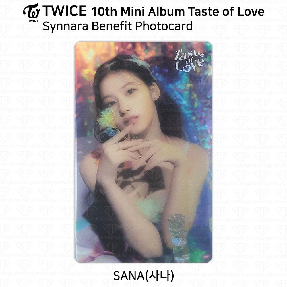 TWICE 10th Mini Album Taste of Love Official Photocard Sana KPOP K