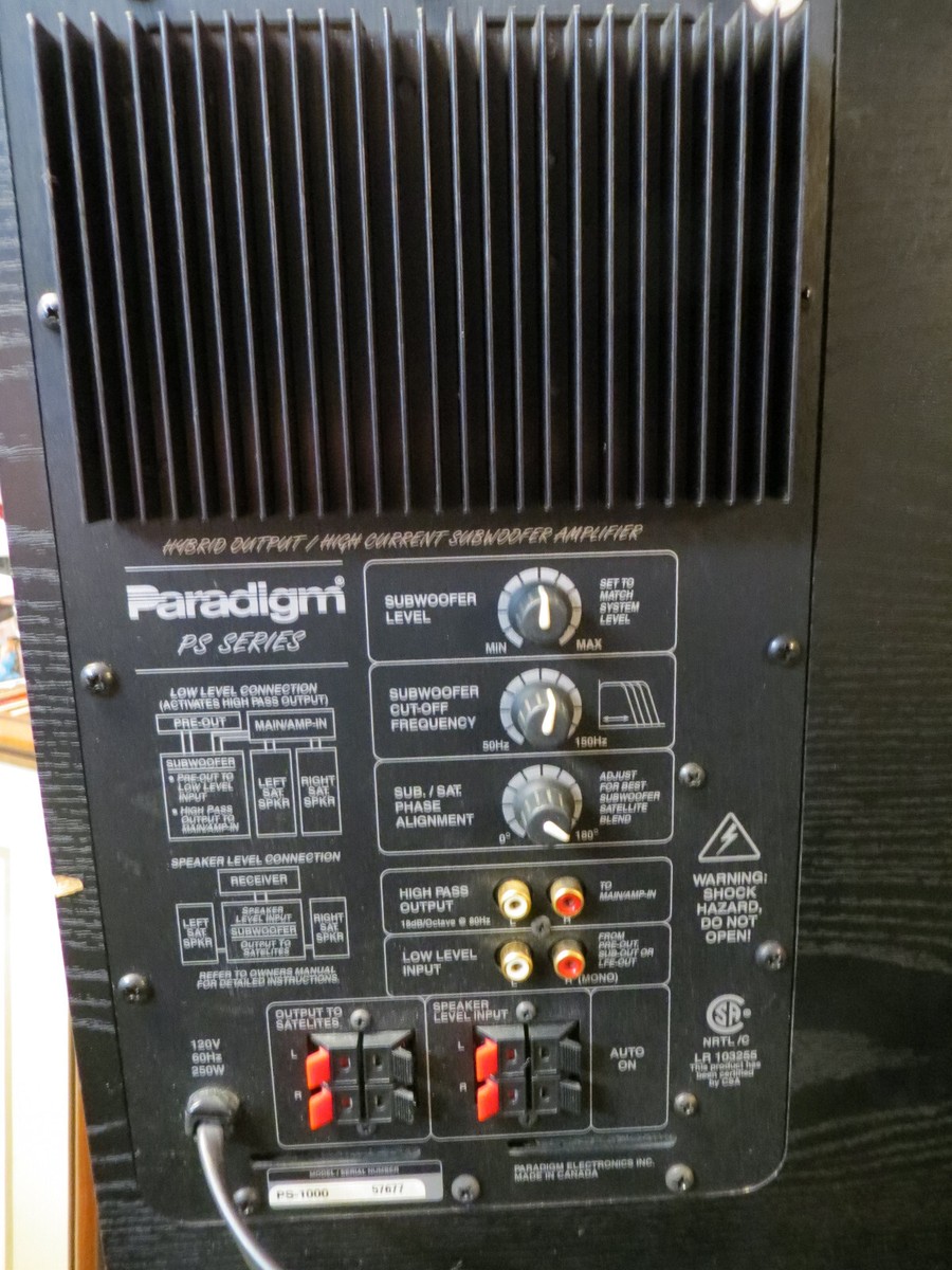 美*英様 Paradigm PS-1000 PS SERIES オーディオ機器 美*英様 Paradigm