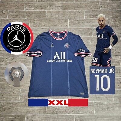 🔥🇫🇷 Jordan PSG Neymar Jr#10 PARIS SAINT GERMAIN 21/22 Home