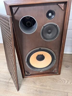 Pair of Sansui SP-100 3 Way Speaker Original Made in Japan Work