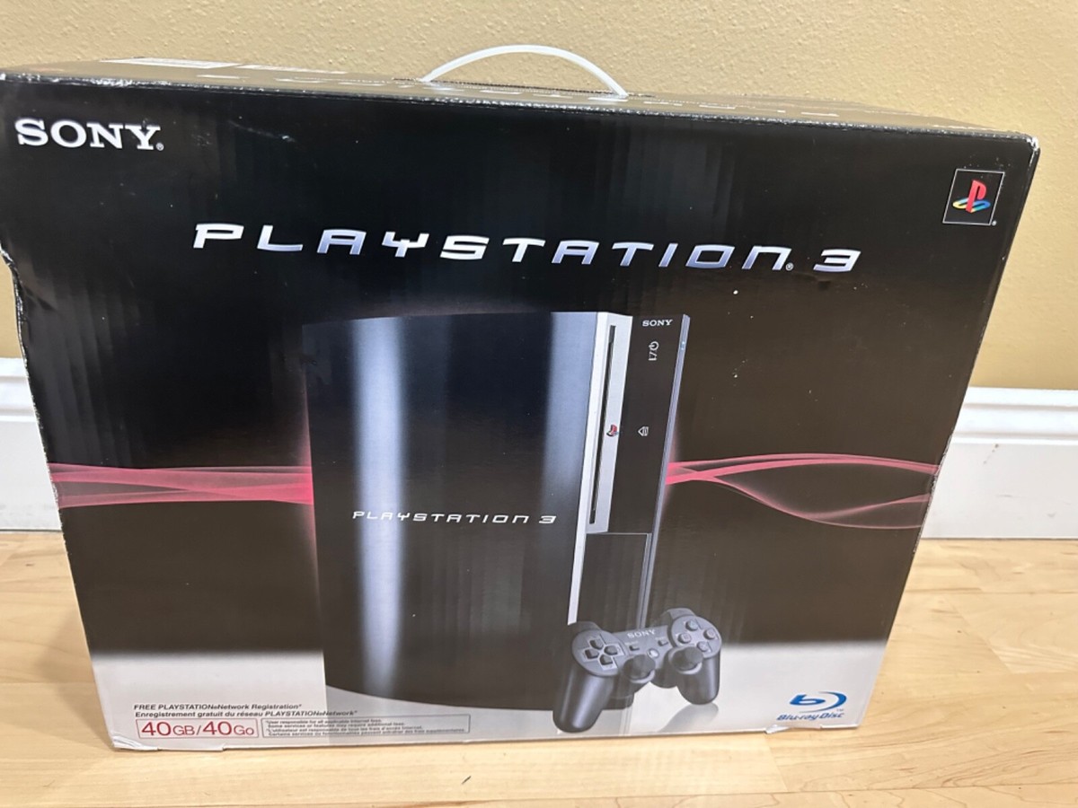 Sony PlayStation 3 Launch Edition 40GB Home Console - Black for