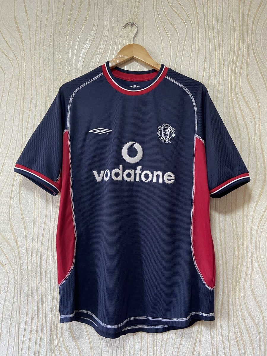 MANCHESTER UNITED 2000 2001 THIRD FOOTBALL SHIRT SOCCER JERSEY