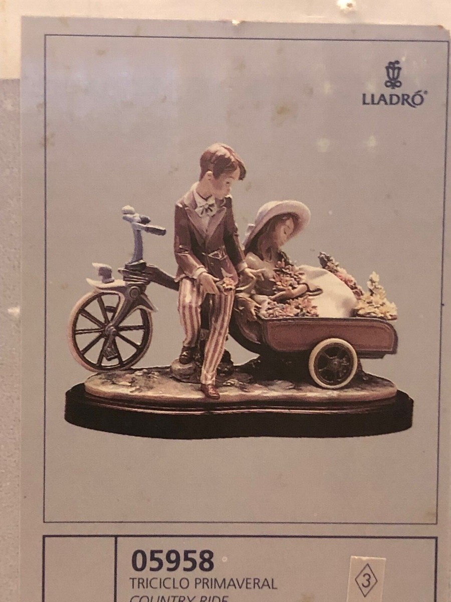 大型レア品】リヤドロ LLADRO Countryride 5958 図鑑付き 大型レア品