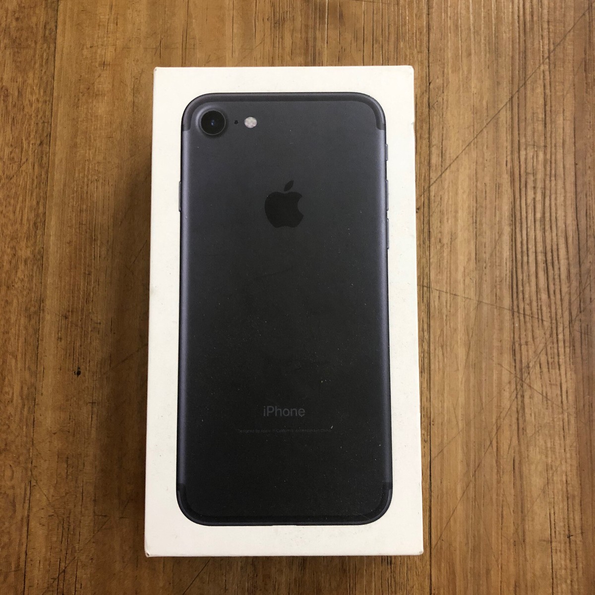 Apple iPhone 7 BOX ONLY! Black 128GB | eBay