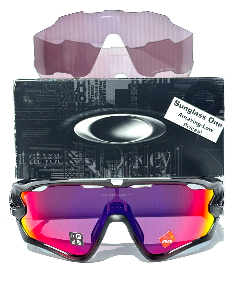 Oakley JAWBREAKER Matte Black PRIZM Road & Photochromic 2 Lens