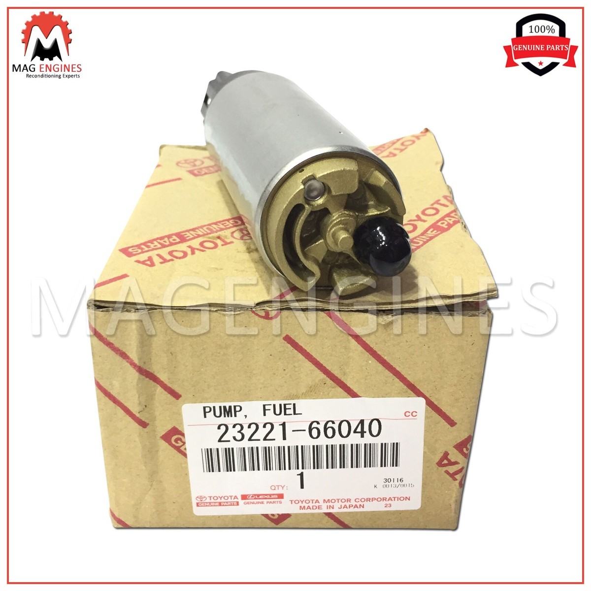 23221-66040 GENUINE OEM FUEL PUMP FOR LAND CRUISER LX450 LX470