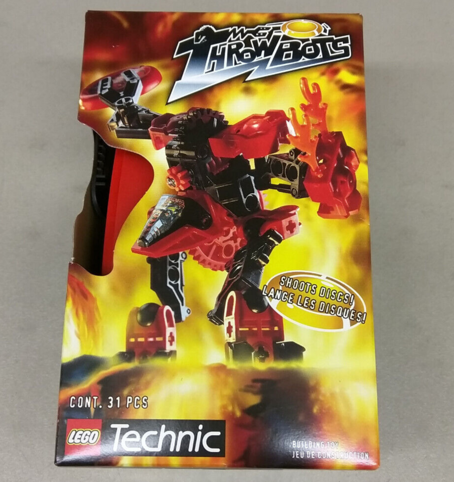 LEGO Technic Throwbots 8500 Torch NEW! RARE! Red Disk Launcher