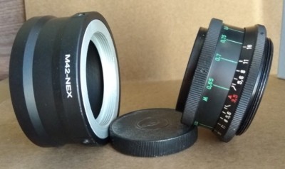 neco【フード・アダプタ付】INDUSTAR-50-2 3.5/50 neco【フード