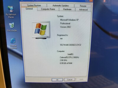 Vintage NEC Mate MY26X/L-H Celeron 2.66GHz 1GB Desktop PC WinXP PC