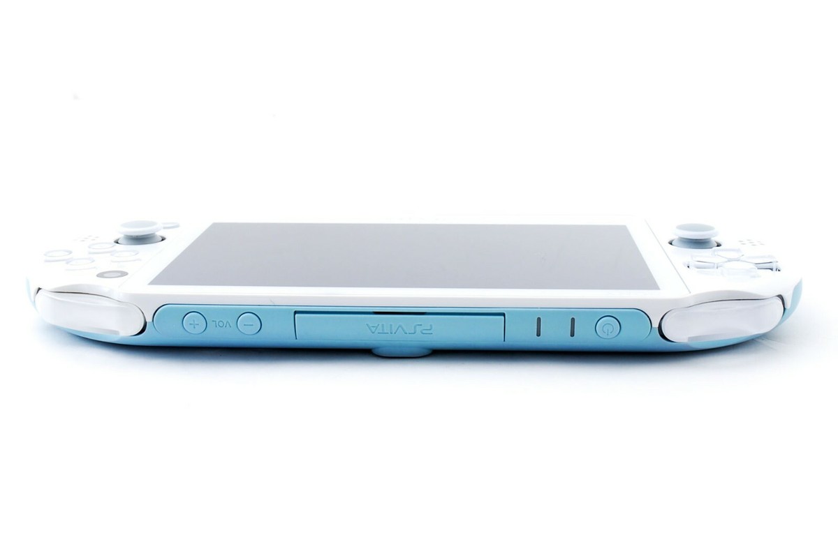 Sony PS Vita Light Blue White Slim Playstation PCH-2000 w/ Charger