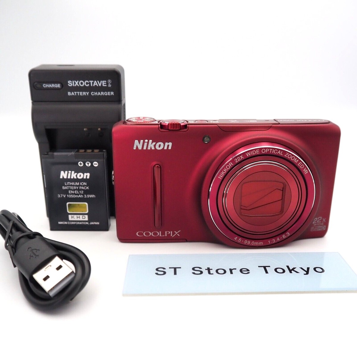 超美品 COOLPIX S9500 ヴェルヴェットレッド M777