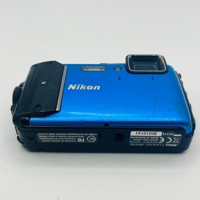 Nikon Digital Camera COOLPIX AW130 BLUE Waterproof UHD 4K From