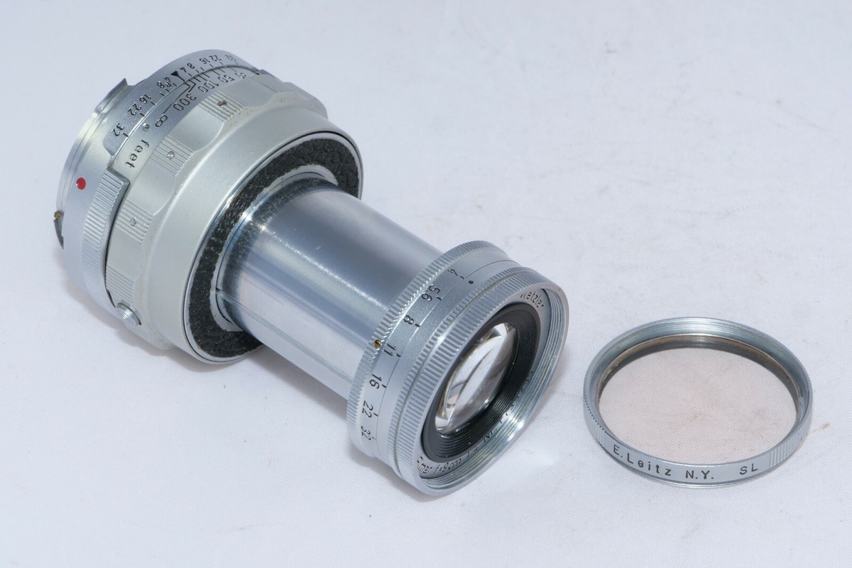 Leica M-Elmar 90mm f/4 Collapsible Compact Telephoto Lens. Fits