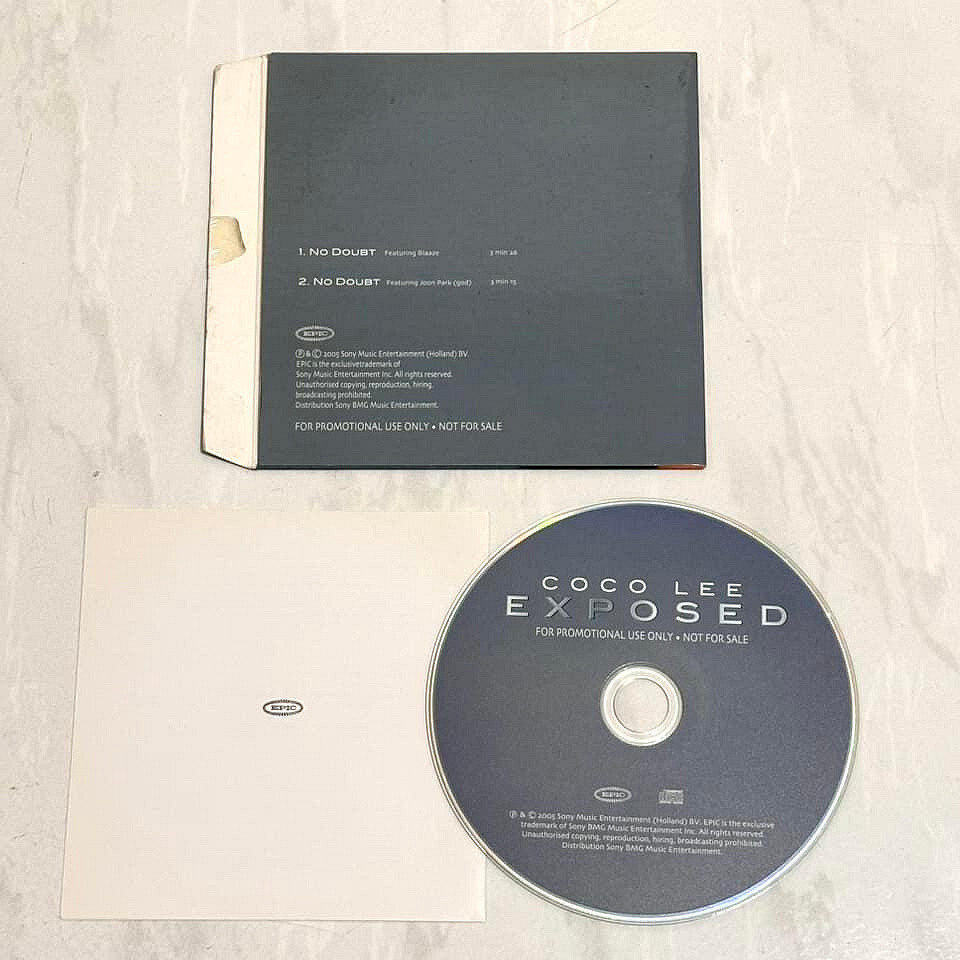 李玟 CoCo Lee 2005 Exposed ( No Doubt ) Taiwan Edition Promo CD