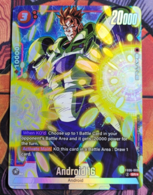 Android 16 FB06-009 Alternate Art Dragon Ball Card Rivals Clash | eBay