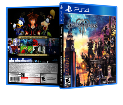 Kingdom Hearts III - Replacement PS4 Cover and Case. NO GAME!! | eBay