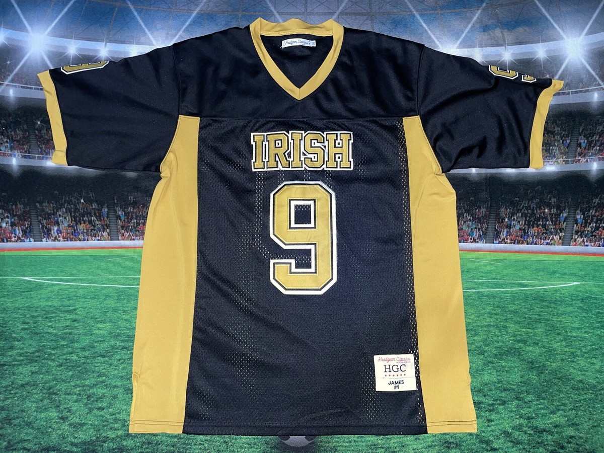 Lebron James #9 High School Football Headgear Classics Jersey Sz