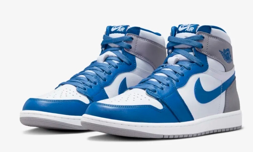 NIKE AIR JORDAN 1 RETRO HIGH OG TRUE BLUE DZ5485-410 MEN'S SIZE