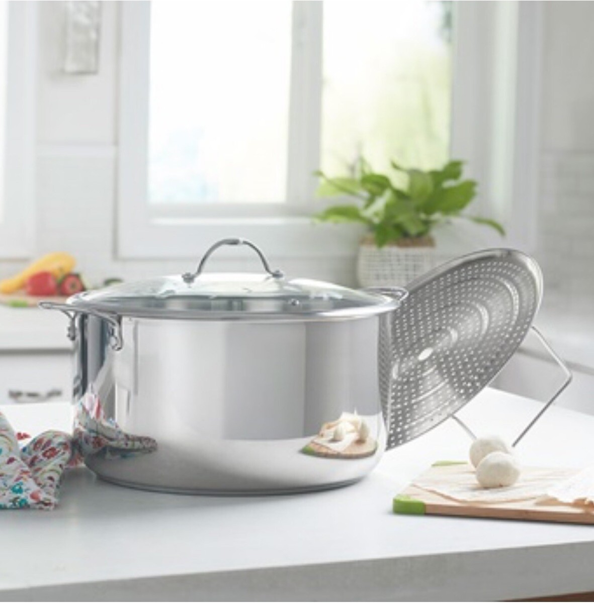 PRINCESS HERITAGE® SIGNATURE 15-Qt. Stockpot with Steaming Rack